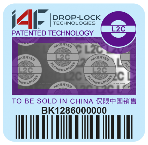 Purple i4F label